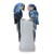 Skulptur aus Quarz und Sodalith, 'Blue Macaw Sweethearts' (Blaue Aras) - Handgemachte Quarz- und Sodalith-Vogel-Skulptur aus Brasilien
