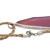 Agate pendant necklace, 'Uniquely Pink' - Agate and Sterling Silver on Leather Necklace (image 2e) thumbail