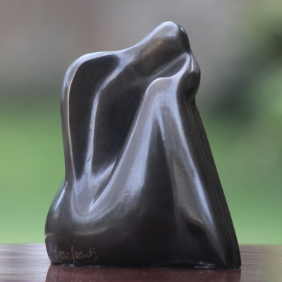 Bronze sculpture, 'Sensual II' - Modern Bronze Figure Study Sulpture