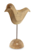 Escultura de madera, 'Paloma de la Paz' - Escultura de pájaro brasileña firmada