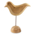 Holzskulptur, „Taube des Friedens“. - Signierte brasilianische Vogel-Skulptur