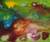 'Playing With Colors' - Pintura de bellas artes brasileña abstracta multicolor