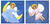 'Angels I' (diptych) - Set of 2 Naif Angel Paintings thumbail