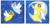 'Angels II' (diptych) - Brazil Fine Art Angel Paintings (Diptych) thumbail