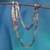 Amethyst and citrine long beaded necklace, 'Carioca Mystique' - Artisan Crafted Long Amethyst and Citrine Necklace (image p219775) thumbail