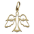 Gold pendant, 'Come, Holy Spirit' - 18 Karat Gold Dove Pendant (image 2a) thumbail