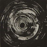 'agujero negro' - impresión original firmada de edición limitada de arte brasileño