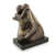 Bronze sculpture, 'Sweeping Encounter' - Abstract Lovers Bronze Sculpture on Granite (image 2c) thumbail