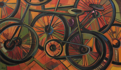 Brazil Bicycle Painting