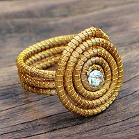 Featured review for Golden grass cocktail ring, Jalapão Evolution