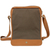Men's leather satchel, 'Cyber Brown' - Leather Satchel Bag with Multiple Pockets from Brazil