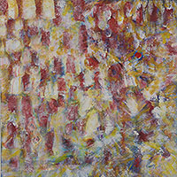 'Informal Abstraction' - Pintura abstracta multicolor brasileña firmada por el artista