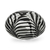 Blown glass paperweight, 'Phoenicia' - White and Black Hand Blown Glass Paperweight from Brazil (image 2b) thumbail