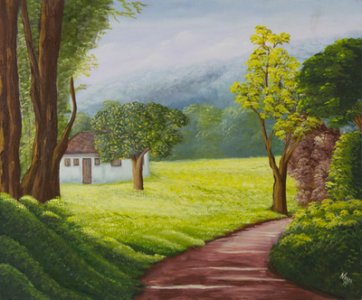 'Landscape' - Itatiaia Landscape Signed Original Painting from Brazil