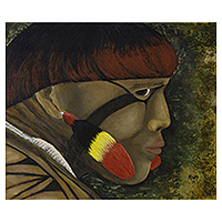 Kuikuro Man from Alto Xingu