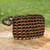 Soda pop-top coin purse, 'Bronze Hope and Change' - Hand Crocheted Soda Pop Top Coin Purse in Brown Bronze thumbail