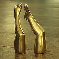 Bronze sculptures, Elevate (pair)