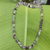 Fluorite beaded long necklace, 'Nuanced Color' - Artisan Crafted Brazilian Fluorite Beaded Necklace thumbail