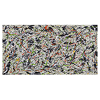 'Paths' (2015) - Large Brazilian Abstract Expressionist Signed Painting