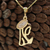 Gold plated drusy agate pendant necklace, 'Virgin Halo' - Gold Plated White Drusy Virgin Mary Pendant Necklace thumbail