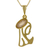 Gold plated drusy agate pendant necklace, 'Virgin Halo' - Gold Plated White Drusy Virgin Mary Pendant Necklace (image 2b) thumbail