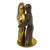 Escultura de bronce - Escultura de bronce firmada por Brasil de un hombre y una mujer