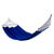 Baumwollhängematte mit Spreizstangen, (einzeln) - Blaue Hängematte aus brasilianischer Baumwolle mit Spreizstangen (einzeln)