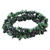 Zoisite beaded bracelets, 'Amazon Forests' (set of 3) - 3 Green and Purple Zoisite Beaded Bracelets from Brazil (image 2a) thumbail