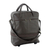Expandable leather wheeled travel bag, 'Style Traveler' - Dark Brown Leather Collapsible Travel Bag with Pockets (image 2b) thumbail