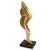 Bronze sculpture, 'Take Off' - Winged Leg Elegant Signed Bronze Sculpture with Granite Base thumbail