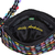 Soda pop-top shoulder bag, 'Carnaval in Black' - Black Shoulder Bag Crocheted of Multi-Color Pop Tops (image 2b) thumbail