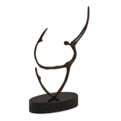 Bronze sculpture, 'Circular I' - Bronze sculpture