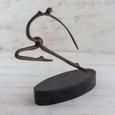 Bronze sculpture, 'Impulse II' (9 inch) - Bronze Sculpture (9 Inch)