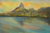 'Vista desde la laguna' - Río de Janeiro al amanecer Pintura de paisaje firmada Bellas Artes