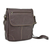 Leather satchel, 'Intrepid in Dark Brown' - Unisex Satchel in Dark Brown Quality Leather from Brazil (image 2a) thumbail