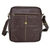Leather satchel, 'Intrepid in Dark Brown' - Unisex Satchel in Dark Brown Quality Leather from Brazil (image 2b) thumbail