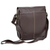 Leather satchel, 'Intrepid in Dark Brown' - Unisex Satchel in Dark Brown Quality Leather from Brazil