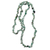 Quartz beaded long necklace, 'Verdant Meadows' - Brazil Artisan Crafted Green Quartz Beaded Long Necklace