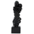 Sculpture, 'Kiss' - Abstract Signed Black Resin Love Theme Sculpture (image 2d) thumbail