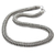 Stainless steel chain necklace, 'Steel Snake' - Stainless Steel Chain Link Necklace from Brazil (image 2d) thumbail