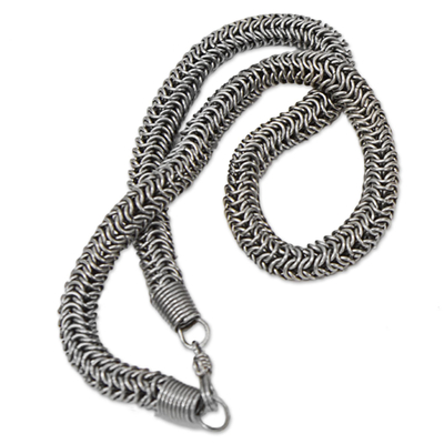 Collar de cadena de acero inoxidable - Collar de eslabones de cadena de acero inoxidable de Brasil