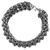 Stainless steel chain bracelet, 'Steel Rings' - Stainless Steel Chain Link Bracelet from Brazil thumbail