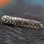 Stainless steel chain bracelet, 'Steel Rings' - Stainless Steel Chain Link Bracelet from Brazil (image 2c) thumbail