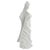 Marble sculpture, 'Demoiselle' - Hand Made White Marble Abstract Sculpture from Brazil