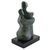 Resin sculpture, 'Dating' - Resin Marble Abstract Sculpture Green from Brazil