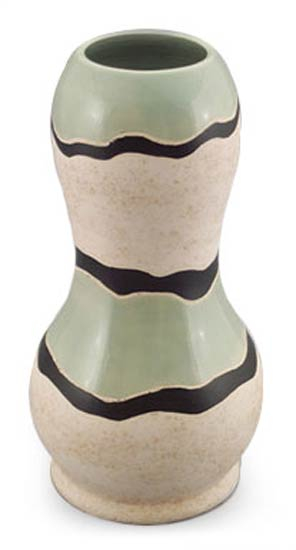 Ceramic vase, 'Wave' - Ceramic vase