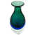 Art glass vase, 'Rain Drop' - Brazilian Hand Blown Murano Inspired Art Glass Vase (image 2c) thumbail