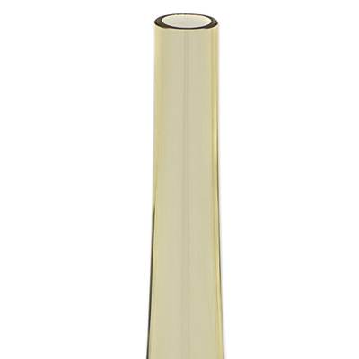 Art glass vase, 'Earthy Radiance' - Brazilian Murano-Inspired Hand Blown Art Glass Vase