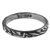 Silver band ring, 'Love's Texture' - Original Textured Band Ring Brazilian 950 Silver Jewellery (image 2d) thumbail