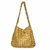 Bamboo accent shoulder bag, 'Lattice Connection' - Handcrafted Bamboo Accent Shoulder Handbag from Brazil